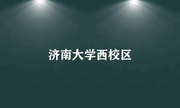 济南大学西校区