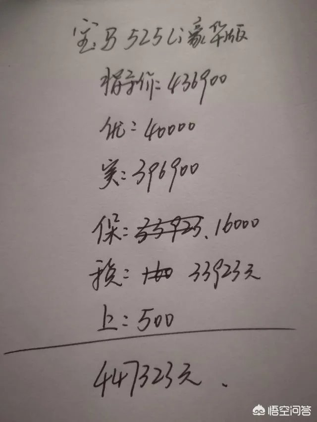 宝马5系现在什么价格?