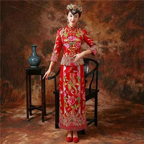 传统结婚礼服图片 穿着传统礼服的注意事项