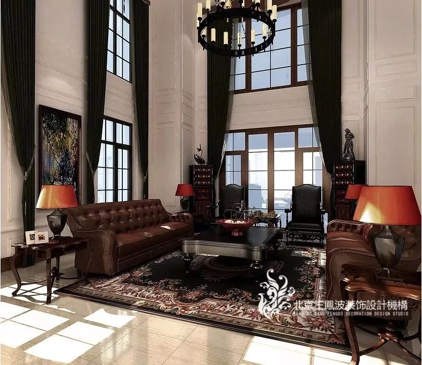 美式风格别墅装修设计：保利家园