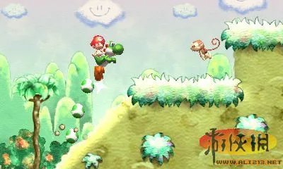 惊喜！《超级马里奥世界2》3DS版新图截图欣赏