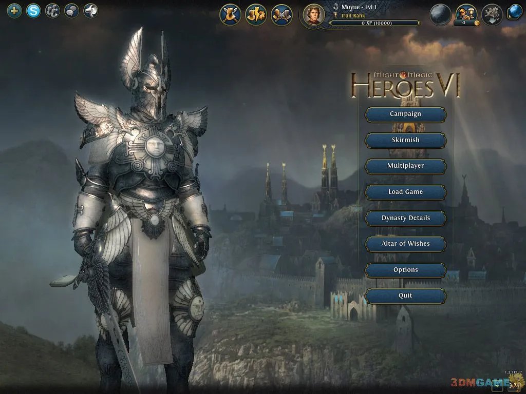 《魔法门之英雄无敌6》公测版免KEY方法