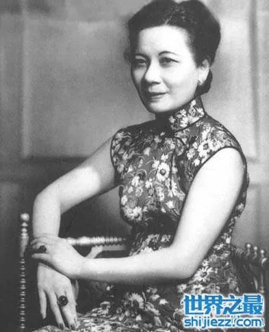 宋美龄年轻时照片曝光，民国第一夫人的风采 