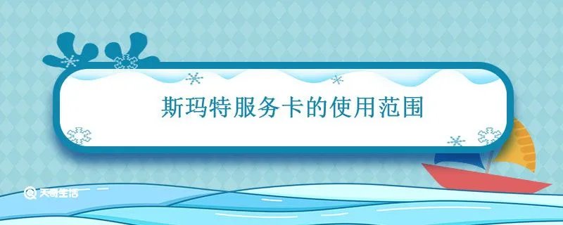 斯玛特服务卡的使用范围