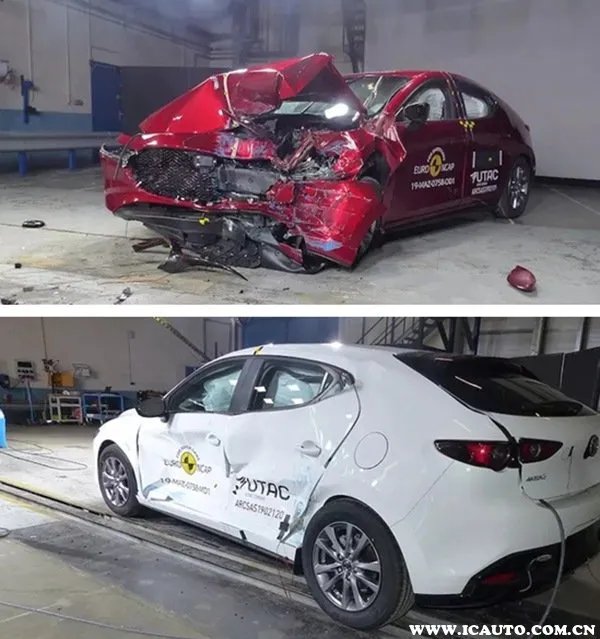昂克赛拉底盘结构很不一般？国产昂克赛拉碰撞测试成绩
