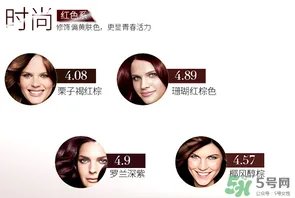 施华蔻染发剂哪个颜色好看?施华蔻染发剂色号图