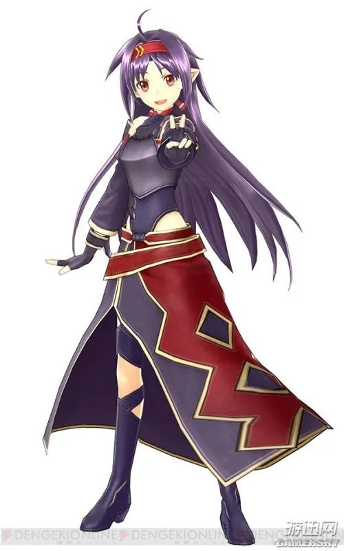 《刀剑神域：失落之歌》绝剑优纪亮相 黑丝美腿欲露还羞