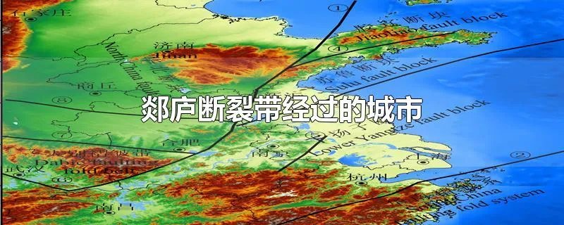 郯庐断裂带经过的城市