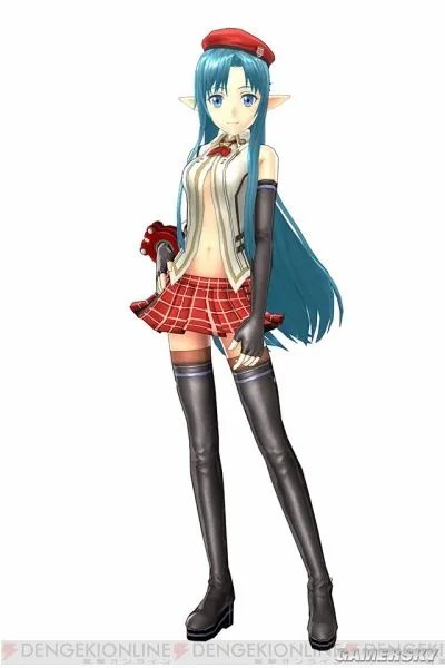 《刀剑神域：失落之歌》绝剑优纪亮相 黑丝美腿欲露还羞