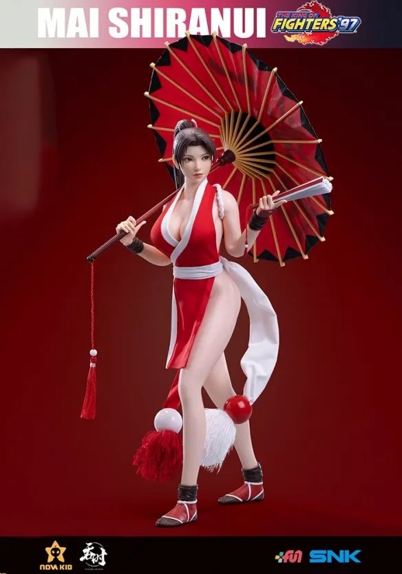 性感火辣！《拳皇97》不知火舞1/6可动包胶手办发布