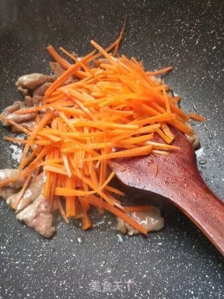 胡萝卜炒肉
