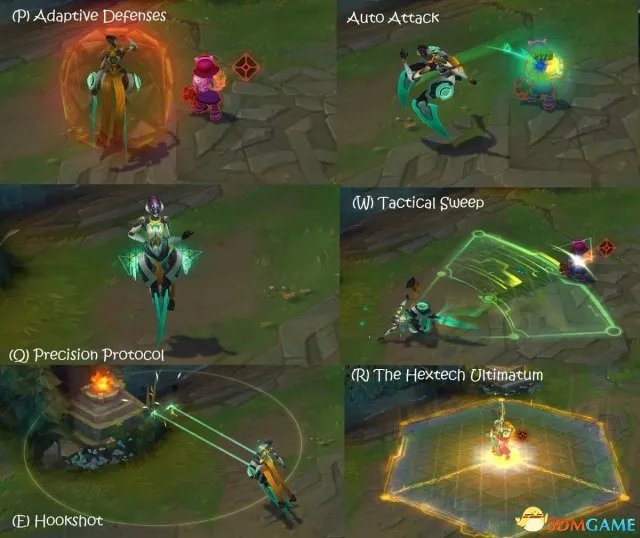 《英雄联盟》新英雄卡米尔演示 源计划皮肤很霸气