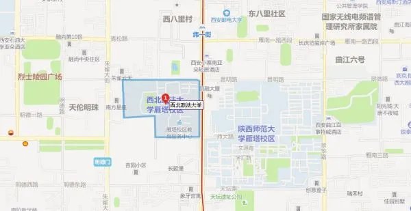 西北政法大学的具体地址是哪里？