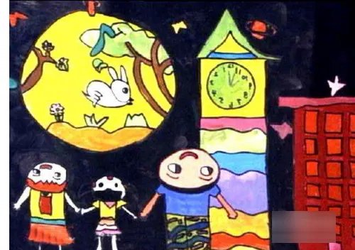 关于中秋节的画有哪些