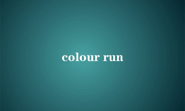 colour run