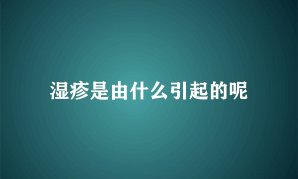 湿疹是由什么引起的呢