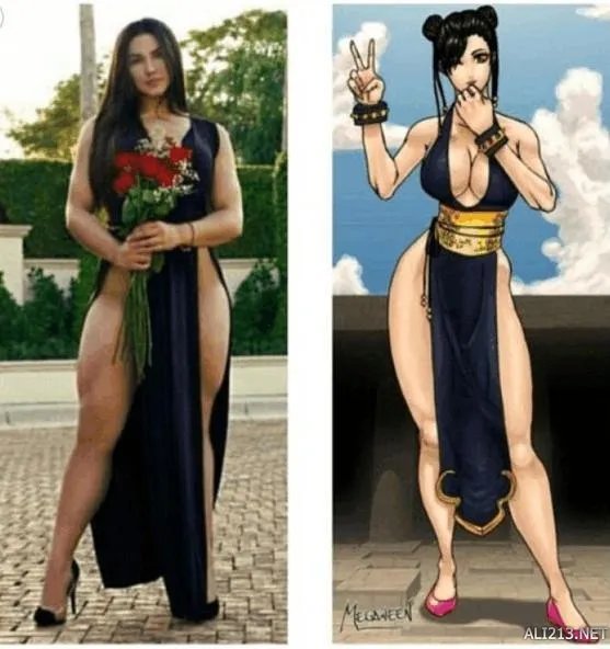 美国“现实版春丽”拥有26寸大粗腿 天使面孔魔鬼身材