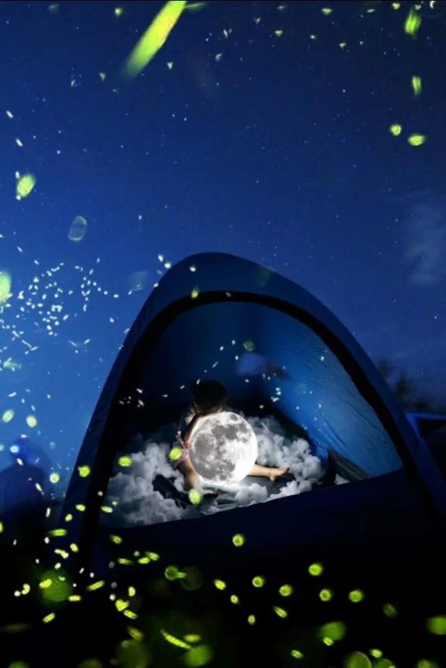 你曾拍过或者见过的最美的月亮是什么样的?