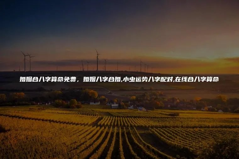 婚姻合八字算命免费，婚姻八字合婚,小虫运势八字配对,在线合八字算命