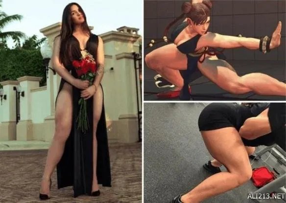 美国“现实版春丽”拥有26寸大粗腿 天使面孔魔鬼身材