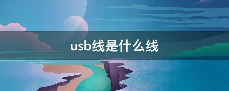 usb线是什么线