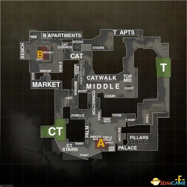 CSGO全地图中英文名字报点位地图地形详情一览