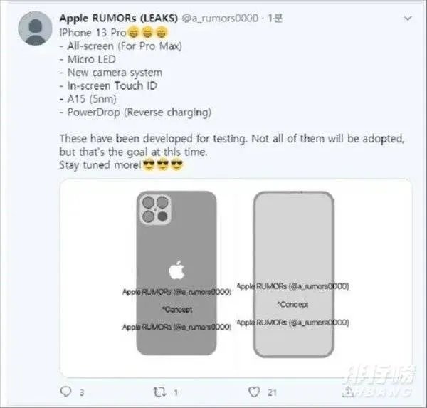 iphone13pro max参数_iphone13pro max详细配置参数