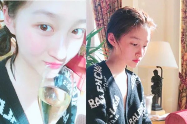 关晓彤素颜近照曝光 满屏都是少女气息