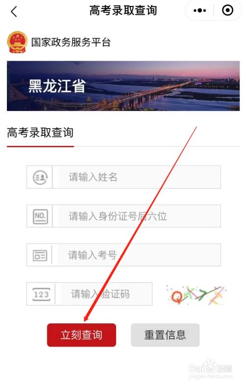 吉林省怎么查高考录取结果
