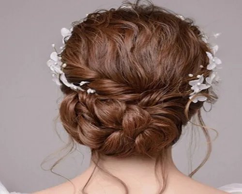 新娘化妆盘发图片欣赏 新娘盘发教程