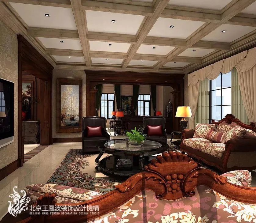 美式风格别墅装修设计：保利家园