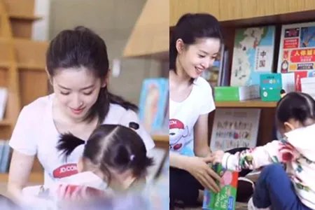 奶茶妹妹带女儿参加公益活动 画面温馨有爱引围观