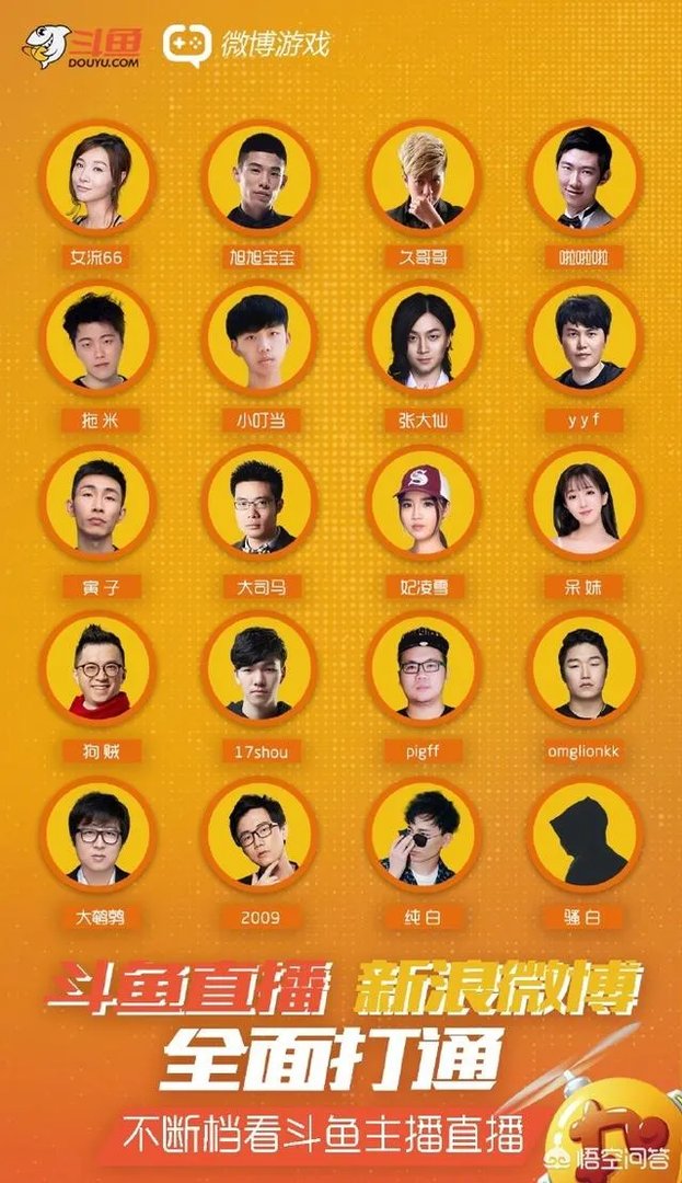 张大仙的直播在微博也能看到了吗？这是斗鱼和微博合作了吗？还能看到哪些主播？