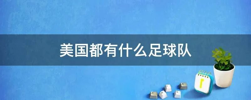 美国都有什么足球队