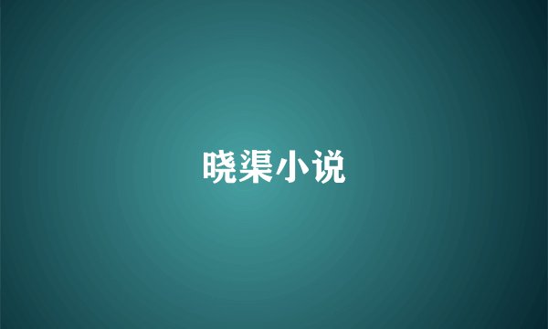 晓渠小说