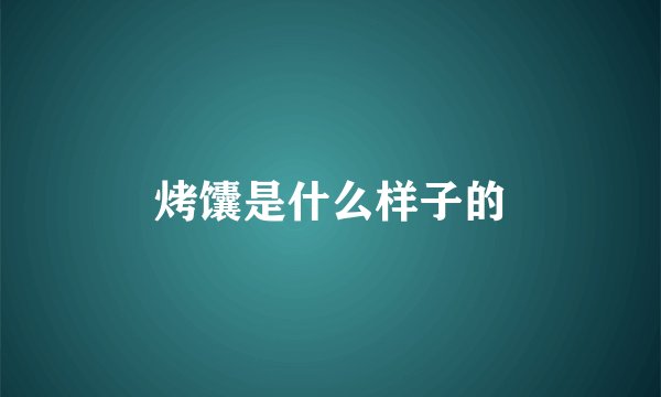 烤馕是什么样子的