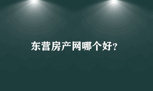 东营房产网哪个好？