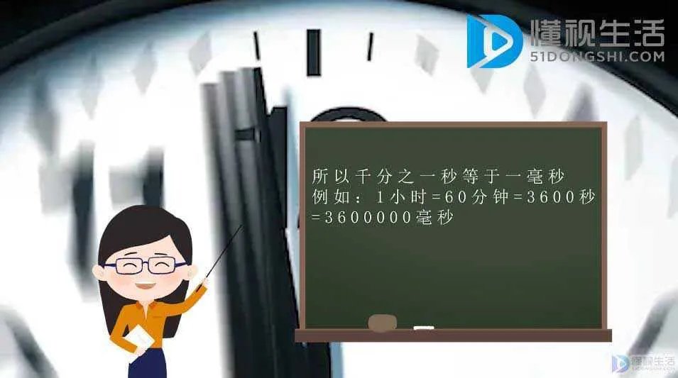 一秒是多少毫秒