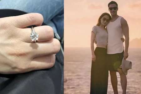 阿娇被求婚晒钻戒 她一定会幸福的