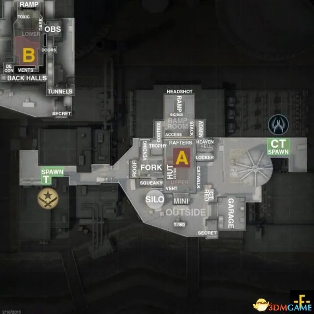CSGO全地图中英文名字报点位地图地形详情一览