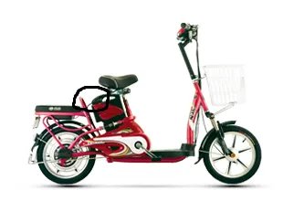 爱玛电动车充电口在哪里图片