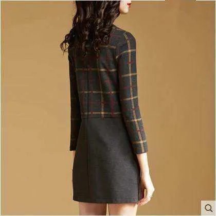 秋冬女生连衣裙该怎么穿好看?