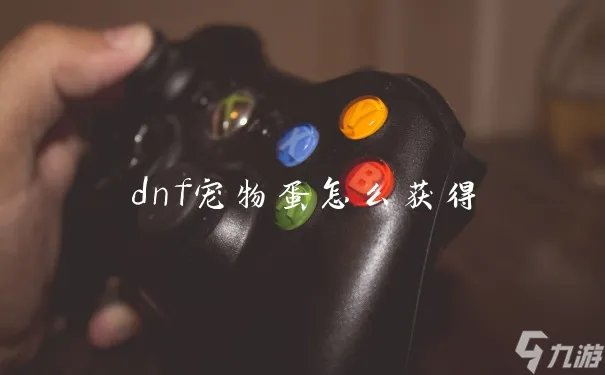 dnf宠物蛋怎么获取