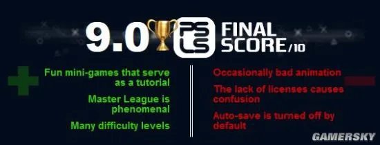 《实况足球2017》媒体评分公布 90分一片好评