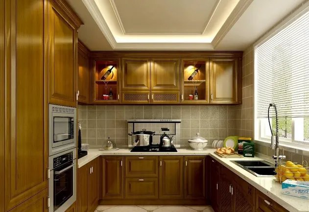 【欧式厨房装修效果图】欧式厨房橱柜效果图大全