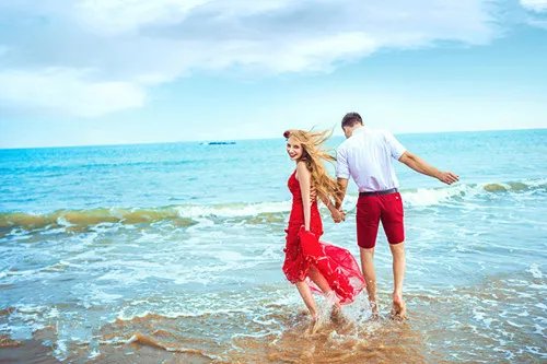 大连海景婚纱照拍摄攻略 海景婚纱照怎么选婚纱