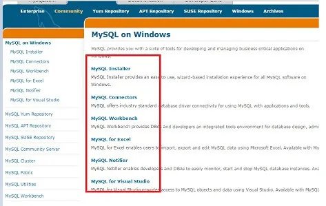 mysql要下载什么版本