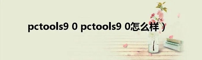 pctools9 0 pctools9 0怎么样）
