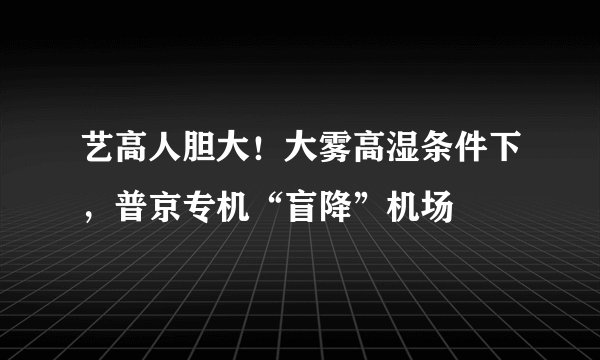 艺高人胆大！大雾高湿条件下，普京专机“盲降”机场
