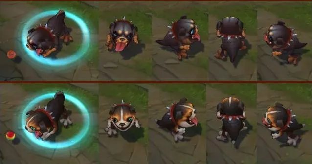 《LOL》2018愚人节炫彩皮肤克格萌犬展示效果